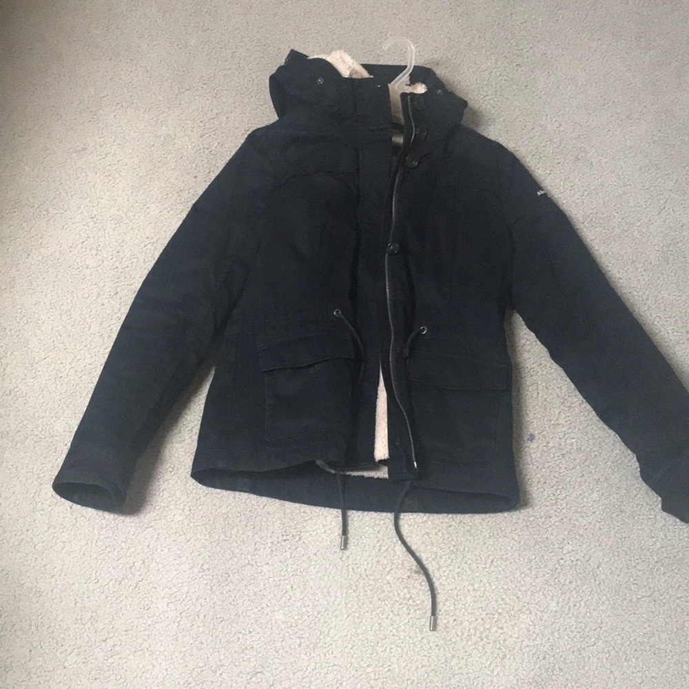 Abercrombie & Fitch Sherpa lined parka